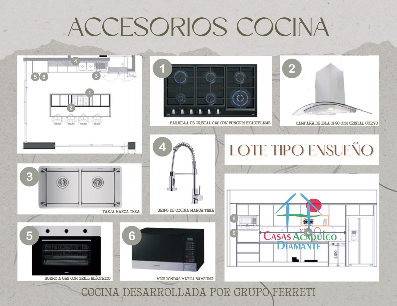 Paradiso Residences Ensueño 8 - Modelo accesorios cocina 1